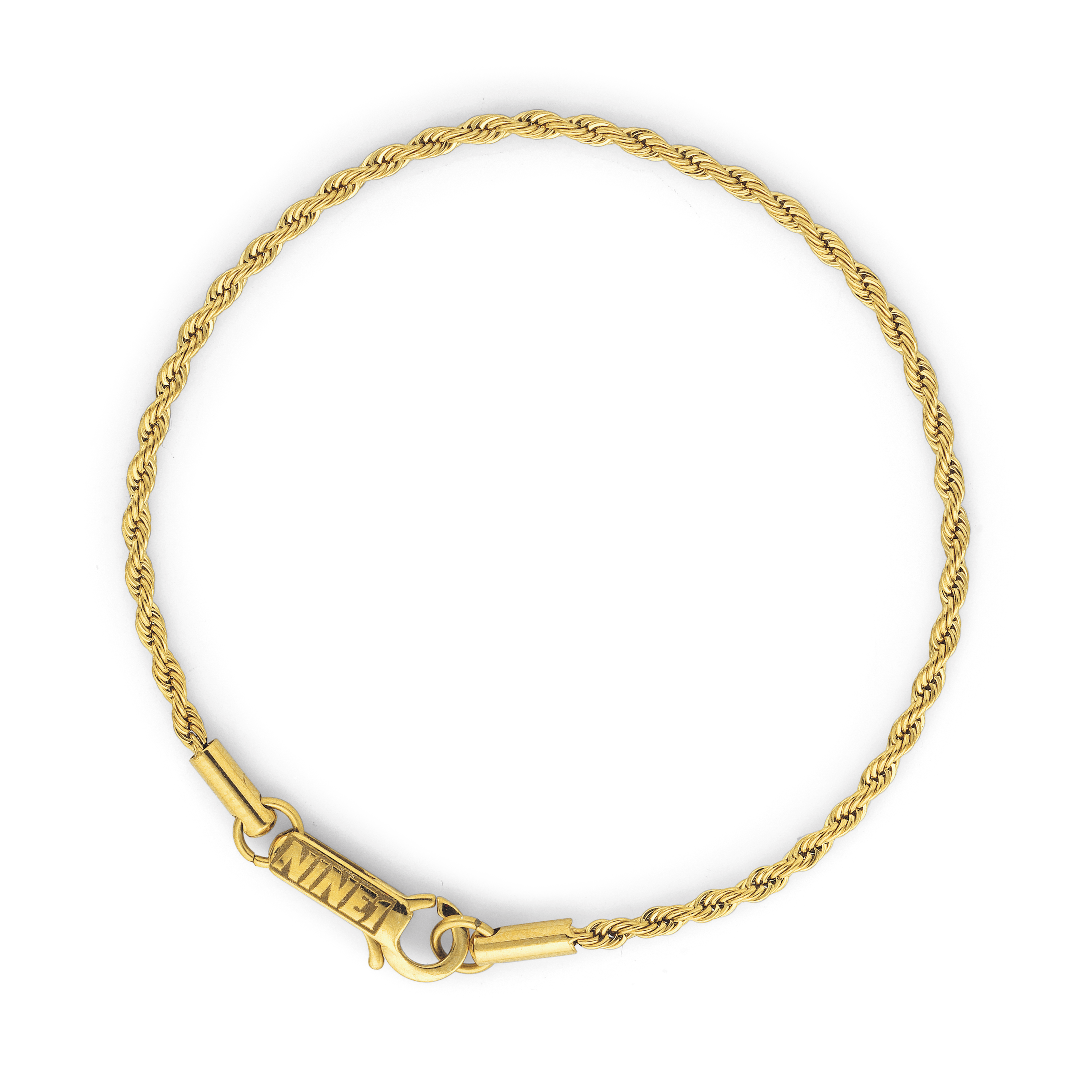 Bracelet Rope ion 2mm Gold