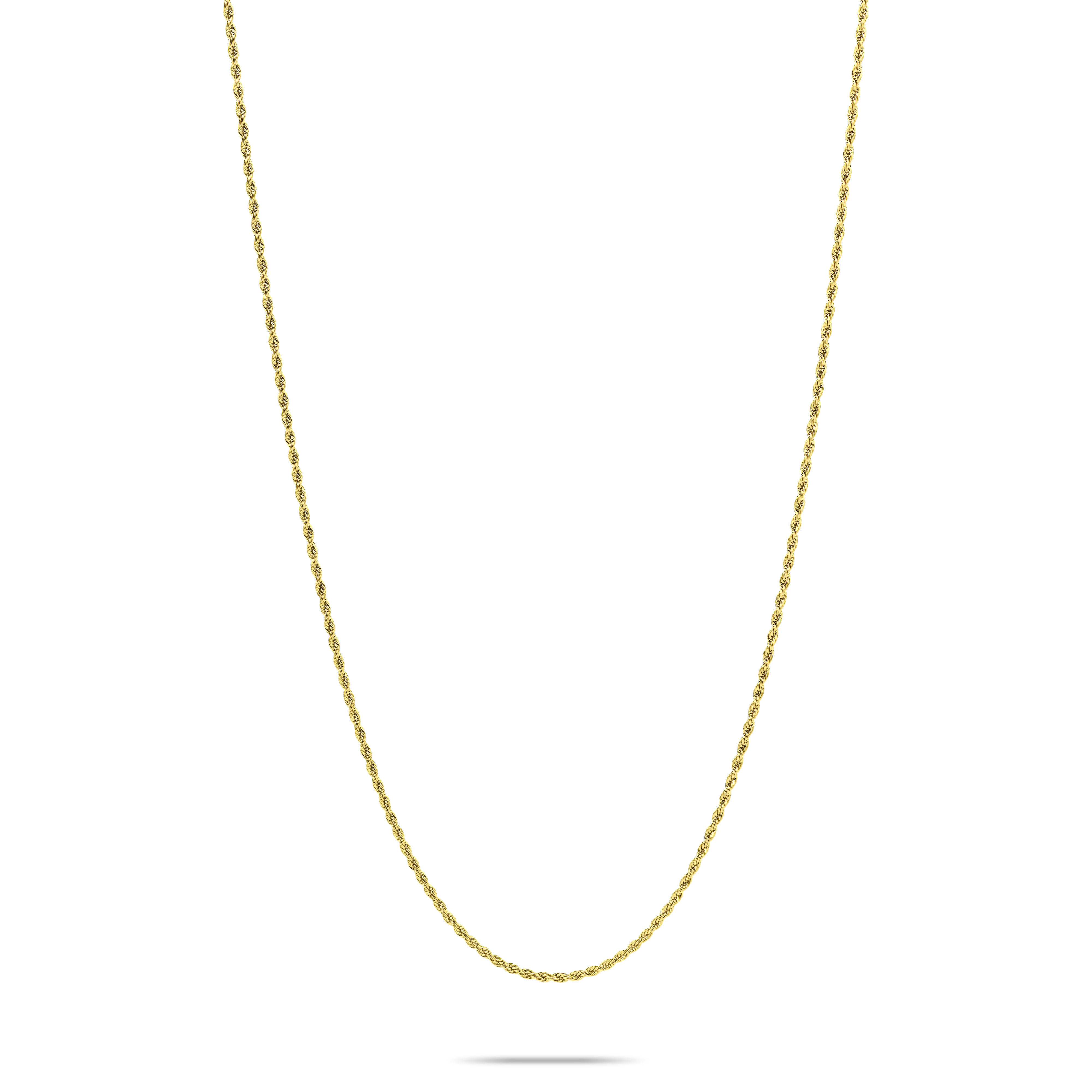 Necklace Rope ion 2mm Gold