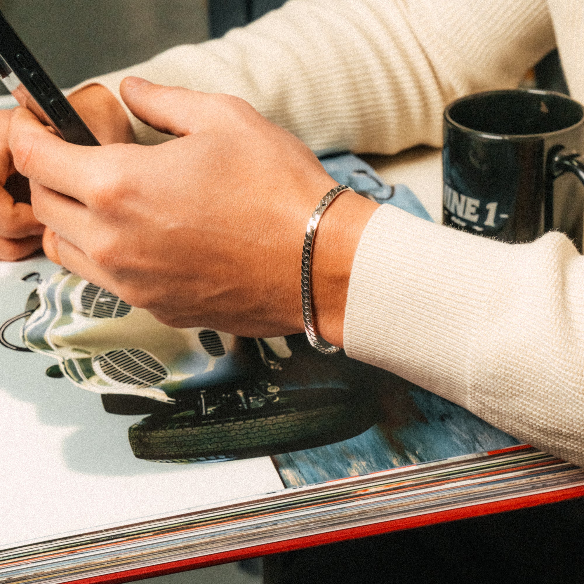 Bracelet Flat Chain 4mm