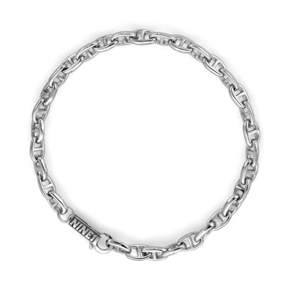 Bracelet Coffee Bean 8mm Silver