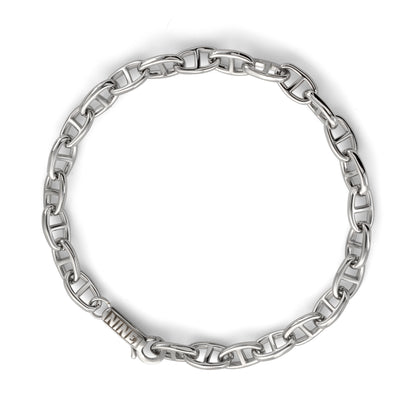 Bracelet Coffee Bean 10mm Silver
