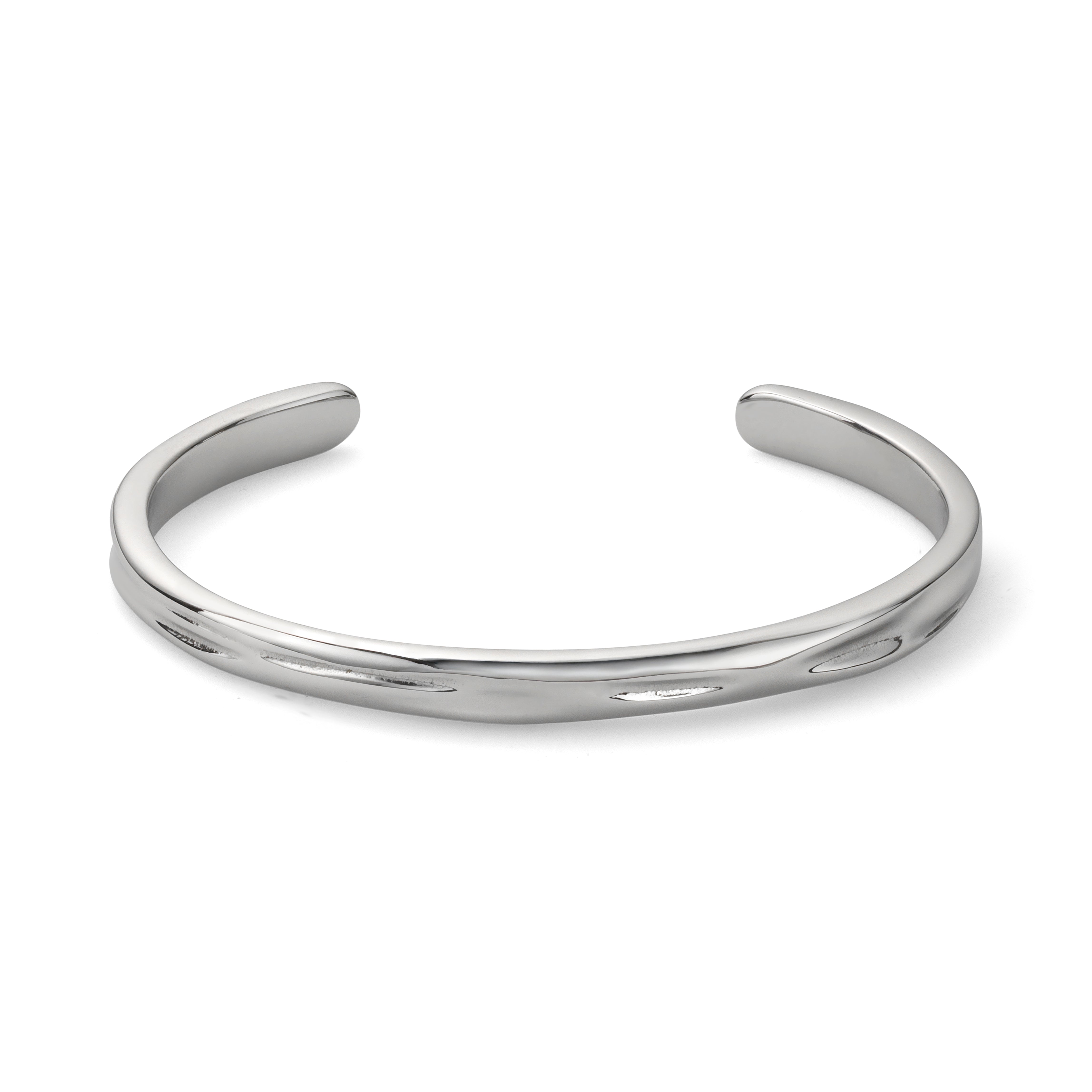 Bracelet Hammered Cuff 6mm