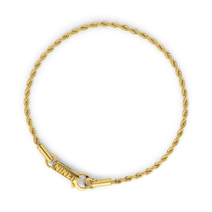 Bracelet Rope ion 2mm Gold