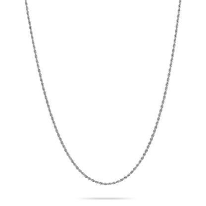 Necklace Rope 2mm Silver