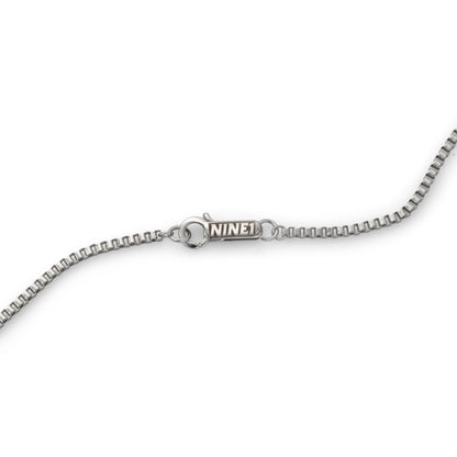 Necklace Box Chain Square 2mm Silver