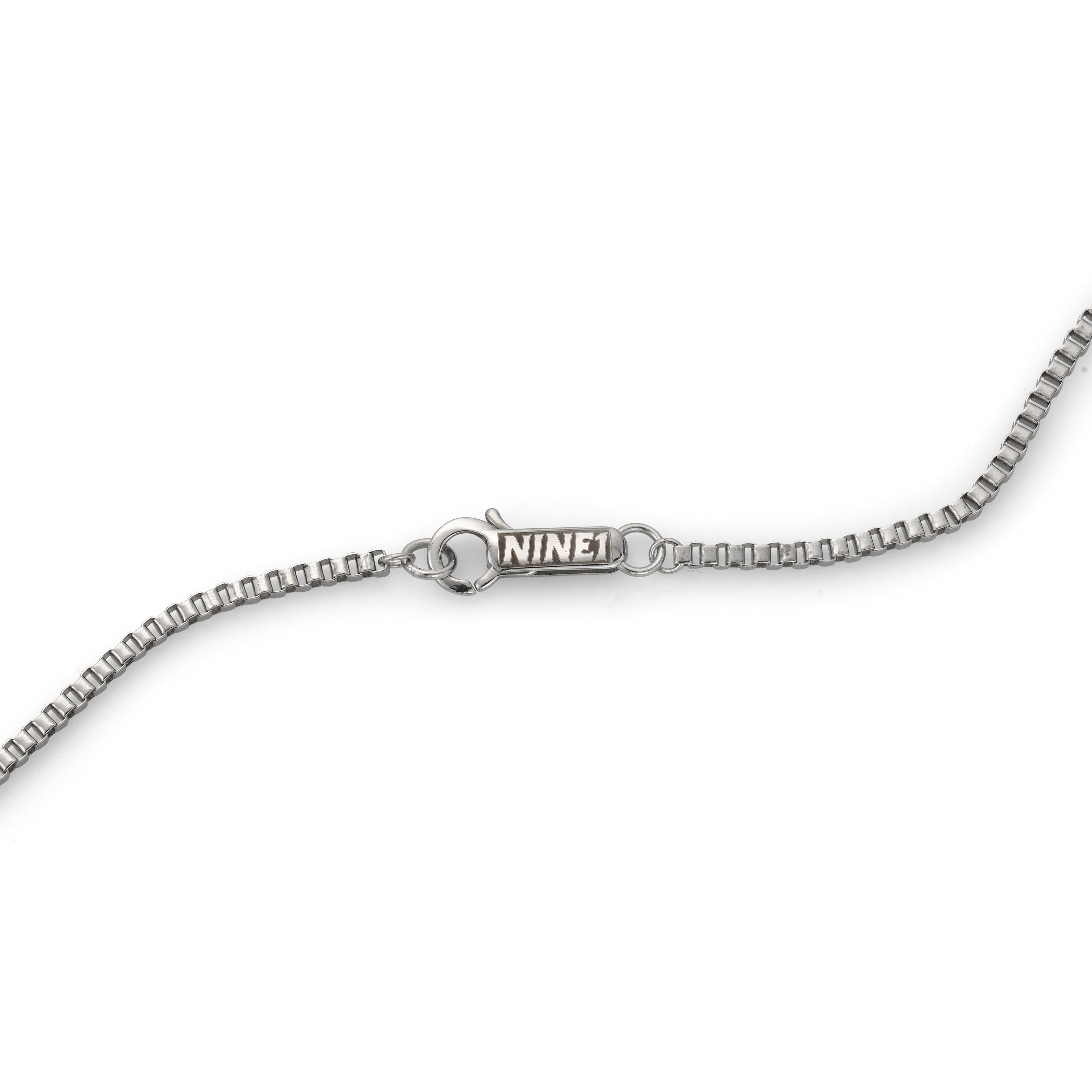 Necklace Box Chain Square 2mm Silver