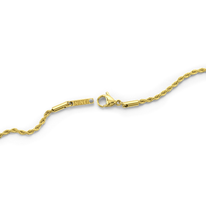 Necklace Rope ion 2mm Gold