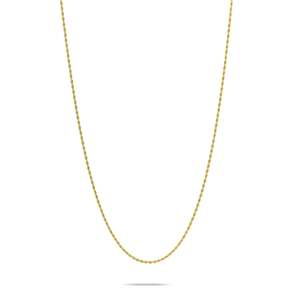 Necklace Rope ion 2mm Gold