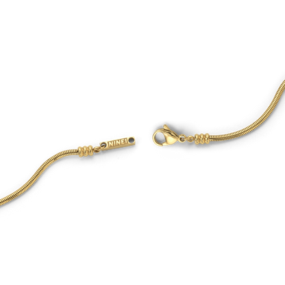Necklace Snake ion 2mm Gold