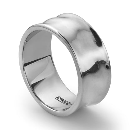 Ring Swell 10mm Silver