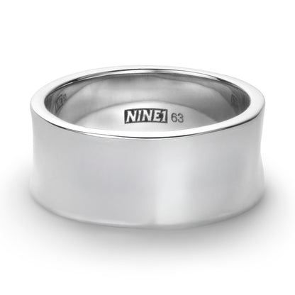Ring Swell 10mm Silver